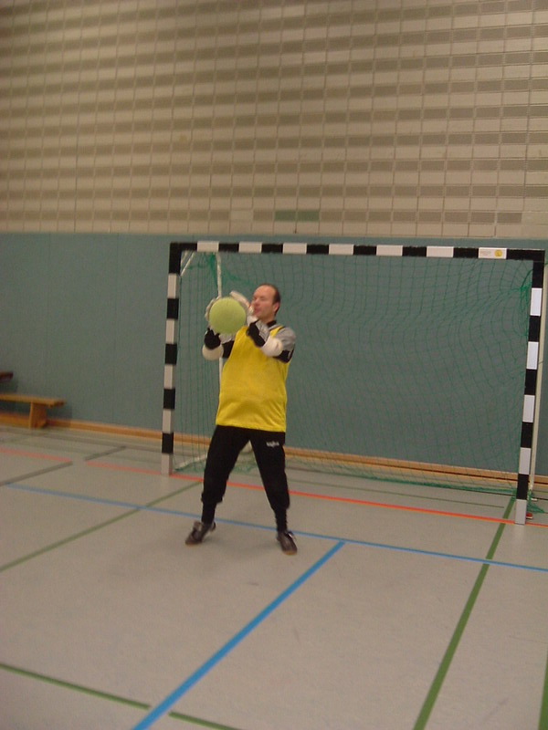 Unser Keeper in Aktion
